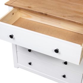 vidaXL Sk√§nk vit 80x40x73 cm furu Panama
