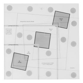 Log Cabin Quilt Ruler Transparent Acrylic Quilting Ruler Log Cabin Trim Tool