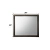 Ireland Gray Oak Finish Mirror