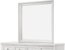 White Square Mirror